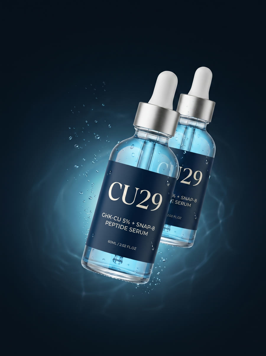Two CU29 serum bottles — the Protocol Pair